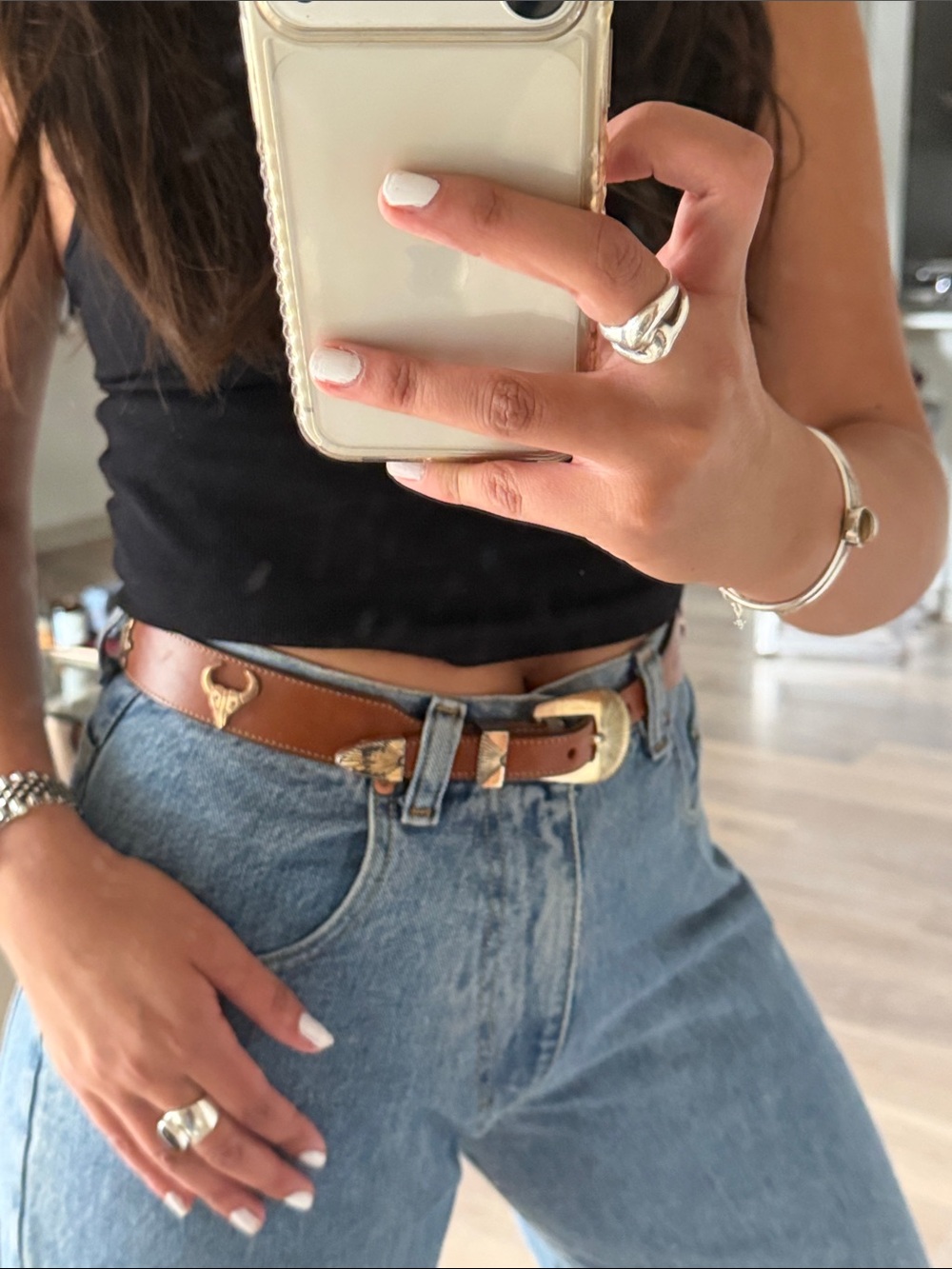 VTG western stud belt✨